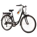 Saxonette E Bike 28 Zoll Elektrofahrräder 374.4Wh 7 Gäng e fahrrad 80KM Range