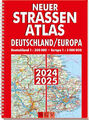 Neuer Straßenatlas Deutschland/Europa 2024/2025|Broschiertes Buch