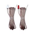 2x 3m Meter Speaker Cable Red Gray For Sony Home Audio Theater System