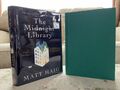 Die Mitternachtsbibliothek von Matt Haig signiertes Bookplate Hardcover Buch Neu