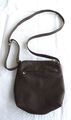 Kleine Handtasche von BREE Echtleder 23,5x23,5 cm Umhängetasche dunkelbraun