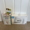 Nintendo Wii Boxed Console + 19 Spiele Bundle