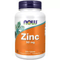NOW FOODS, ZINC Immunsystems 50mg 250 Tabletten 500 Tagesportionen