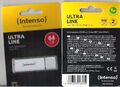 3 Intenso USB Stick 64 GB Speicherstick Ultra Line silber USB 3.2 Gelegenheit !!