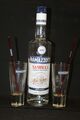 1 Flasche Ramazzotti 1815 Sambuca + 2 Gläser mit Stirrer Party Set Likör Anis 