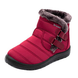 Winter Damen Schneeschuhe Wasserdicht Warm Stiefel Stiefeletten Flache Boots Neu