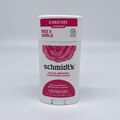 Schmidt's Natural Origin Deodorant Stick Rose und Vanille, 24h Wirksamkeit, vega