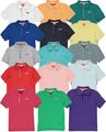 ✅👕SLAZENGER PLAIN Kinder Polo Shirt 92-158 T-Shirt Hemd Kragen Sport Sommer NEU