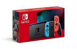 Nintendo Switch Konsole [2019er-Modell] neon-rot/neon-blau - AKZEPTABEL
