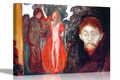 Eifersucht von Edvard Munch Leinwand Kunstdrucke gerahmt hängen berühmte Wandbilder