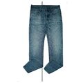 G-Star Raw 3301 Herren Jeans Hose regular Fit straight Leg 48 W31 L34 used blau