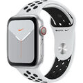 Apple Watch Nike Series 5 44 mm Aluminiumgehäuse Silver Space Nike Sportarmband
