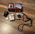 Fujifilm Instax Mini 90 Neo Classic Sofortbildkamera (braun) + Film Set