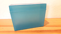 Tchibo TCM Knäckebrotbox * transparent blau * Knäckebrotdose