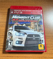 Midnight Club Los Angeles - (Playstation 3, 2009) Ps3 - CIB - Tested