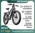 26Zoll E-Bike 1000W E Mountainbike 17.5Ah Elektrofahrrad Vollfederung 42kmh 48V