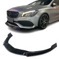 Spoilerlippe passend für MERCEDES CLA W117 C117, Glanz Schwarz, Spoilerschwert, 