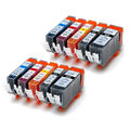 10x Drucker Patronen für canon PIXMA IP4600 IP4700 MP540 MP550 MP560 MP620 MP640