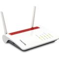 AVM FRITZ!Box 6850 5G WLAN Router weiß/rot LTE Digital-DECT Firewall-Funktion