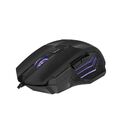 USB Gaming Maus 2400 dpi schwarz beleuchtet 7 Tasten Gamer Mouse kabelgebunden