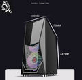 Gaming Midi Tower PC ATX Micro-ATX Mini-ITX Gehäuse Gamer Case USB 3.0 OVP #W