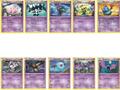 LOT DE 10 CARTES POKEMON TYPE PSY N°3 (VOIR DETAIL)