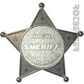 Sheriff Stern High Chaparral Metall Abzeichen Badge - Sohni Wicke