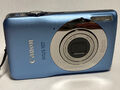 Canon IXUS 105 107 Digitalkamera PowerShot SD1300 IS Elph OVP aqua blau wie neu