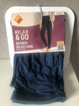 nur die RELAX&GO BAMBUS-HOSE BLAU FARBE NEU GR.L44/46