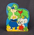 Vintage Spardose Blinky Bill der Koala  - Holz Spardose - 1990er - 13 cm