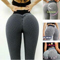 Damen Anti-Cellulite Leggings Yoga Hose Push Up Fitness Gym Kompression Trousers