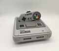 SNES Nintendo Super Nintendo Entertainment System Spielkonsole Grau mit Kabel ✅