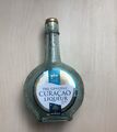 Original leere Blue Curaçao Flasche - Deko