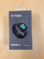 Fitbit Versa 3 Smartwatch + schwarz + GPS + Fitnesstracker + Tracker