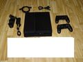 Sony Playstation 4 Konsole 500 GB Schwarz + 2x Controller + 4x Spiele