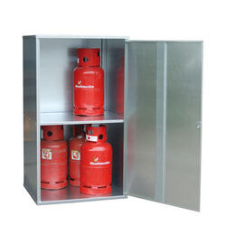 Gasflaschen-Depot / für 11-kg-Gasflaschen / Türen und Kapazität wählbar