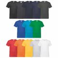 10er Pack Fruit of the Loom Valueweight V-Neck T Herren T-Shirt V Ausschnitt NEU