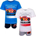 Cars Schlafanzug  PIXAR Disney Jungs Buben Auto Pyjama Langarm blau kurzarm OVP