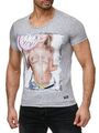 REDBRIDGE T-SHIRT TOP MODE STYLER SLIM T-Shirt CLUB PARTY FU..U SEXY COOL GEIL