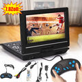 Tragbarer DVD Player mit HD Großbildschirm Videoplayer Kinder DVD Player Gamepad