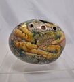 Harmony Pottery Cornwall Kieselknolle Ikebana Blume Frosch Display Vase 10 x 13 cm