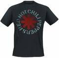  T-Shirt Red Hot Chili Peppers Schablone Sternchen offiziell lizenziert schwarz Herren-T-Shirt