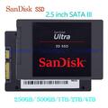 Sandisk Interne ULTRA 3D SSD 250GB 500GB 1TB 2TB 4TB 2.5 in SATA III für Laptop