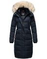 Marikoo Damen Winterjacke Langer Parka Warm Stepp Mantel Kapuze Schneesternchen