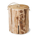 Schwedenfeuer 21-25 x23 cm naturbelassenes Holz  Outdoor