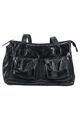 SHE Henkeltasche Damen Schwarz Elegant Vintage Streetwear