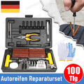 Autoreifen Reparatur Set 100TLG. PKW Motorrad Pannenset Flickzeug + Zange Satz