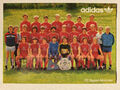 FC Bayern München Mannschaftsfoto 1985/1986 Adidas Teamkarte Deutscher Meister