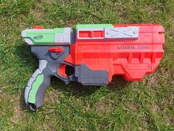Nerf Vigilon Disc Shooter Blaster Pistole Spielzeug Vortex Garten Spiele