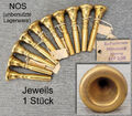 Original DDR Messing Mundstück für Es-Fanfare Blechblasinstrument Blasinstrument